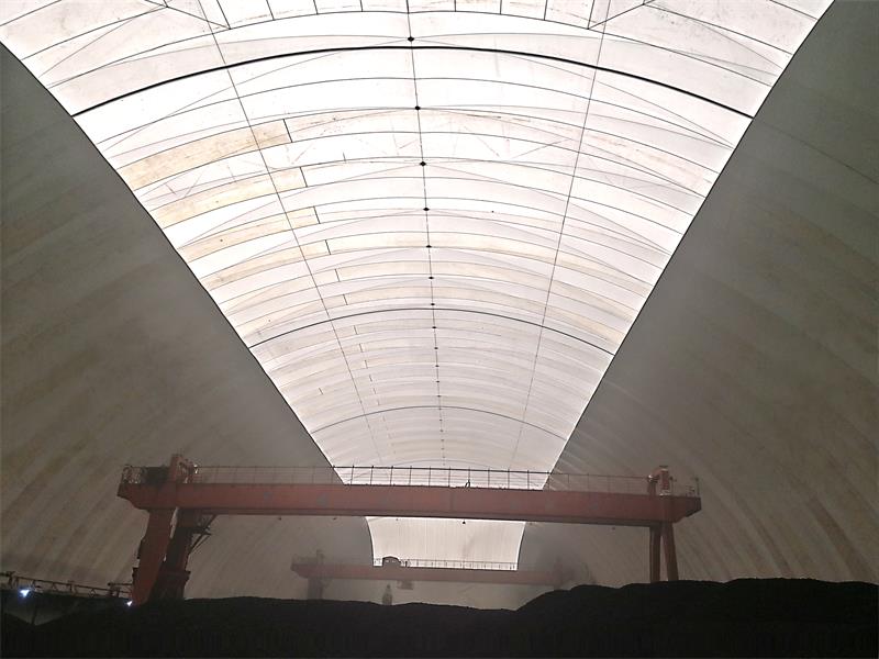 氣膜煤場：清潔煤廠，扮靚環境