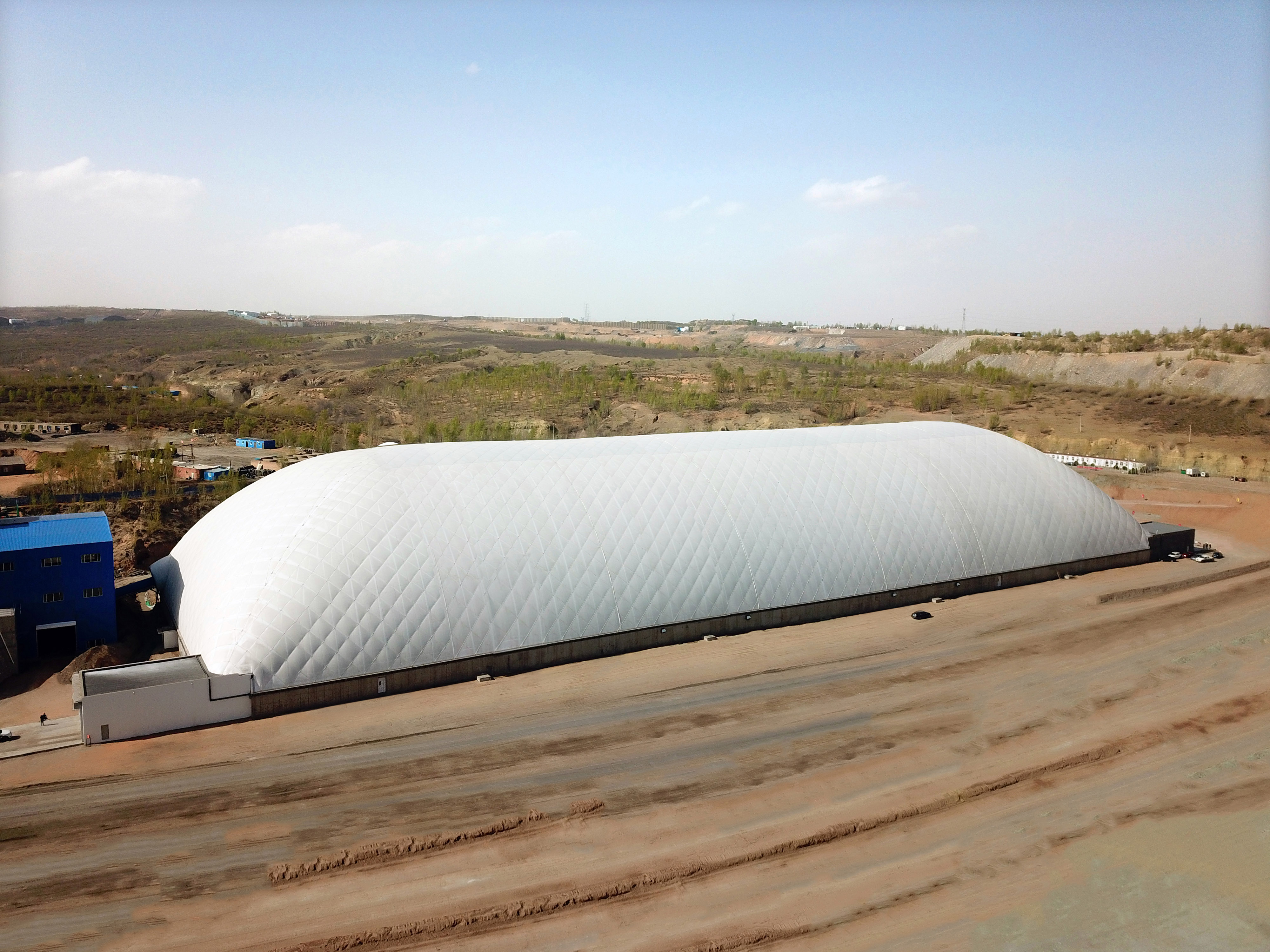 煤場與環境之間新的“調和劑”-氣膜建筑