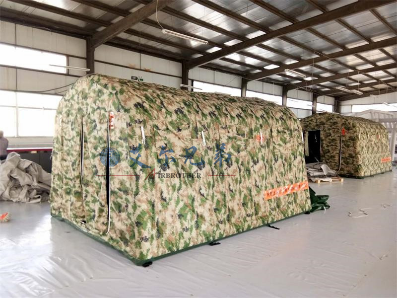 12平迷彩充氣帳篷，野營充氣帳篷