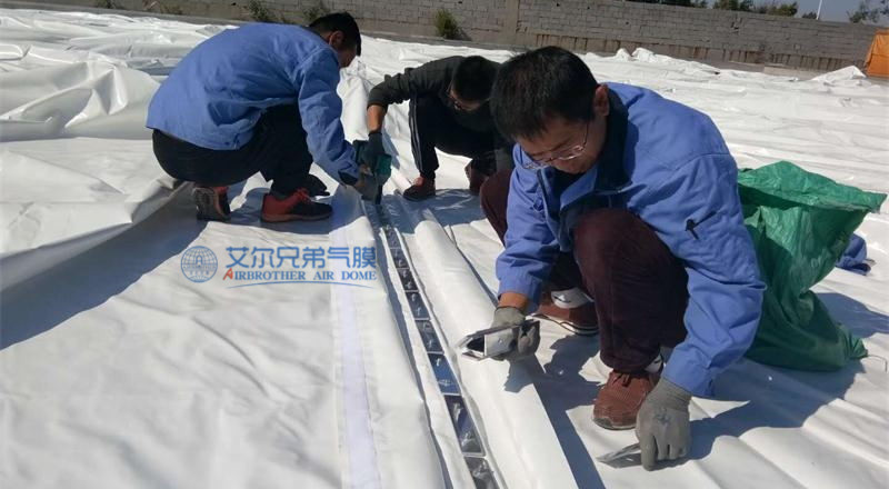 用氣膜來做1000平氣膜館的優勢